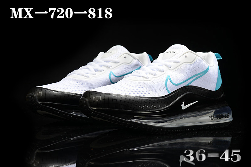 2020 Nike Air Max 720-818 White Blue Black Running Shoes